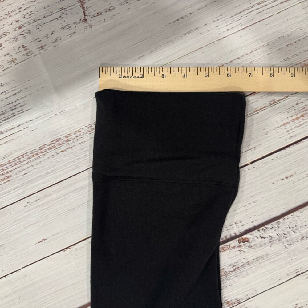 Athleta Cozy Karma Twist Neck Sweatshirt XS Black Fleece - Picture 10 of 10